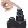 Techomey Accenditore a gas a 3 uscite, accensione piezoelettrica per sostituzione barbecue, accensione a gas con batteria AA, generatore di scintille per Broil King, nero, facile da installare