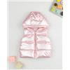 Prénatal Gilet imbottito rosa bimba con cappuccio