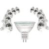 CLAR - Lampadina Alogena 35W 12V, Faretto Dicroico, Confezione da 10