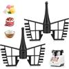 Teokantz 2 pezzi frusta con farfalla per Monsieur Cuisine Connect e Smart, Monsieur Cuisine Accessori Frusta Farfalla Frusta Robot da Cucina Ricambi per Montare Panna e Albume