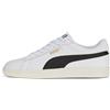 PUMA Sneakers Smash 3.0 L, Scarpe, Bianco/Nero/Oro, 36