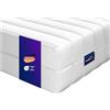 Traumnacht Basic XXL Materasso per dormire a molle insacchettate, colore del prodotto: bianco, durezza 3 (H3), dimensioni: 80 x 200 cm