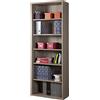 Composad | Libreria Alta della Linea DISEGNO Con 5 Ripiani Regolabili, Libreria Scaffale Moderna, (LxAxP) 81,60x217,50x35,70 cm, Rovere Sonoma, Soggiorno, Studio, Ufficio, Made in Italy