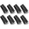 supregear Gommini per Bastoncini Walking, 8 Pezzi Punte Antiscivolo e Ammortizzante in Gomma, Adatto alla Maggior Parte dei Bastoni da Trekking, Diametro 11 mm/0,43 pollici