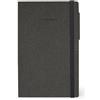 Legami - Taccuino a Righe 6 mm My Notebook, Deep Graphite, Large, in Carta FSC Certificata, 192 Pagine, Copertina morbida, Chiusura a Elastico, 17 x 24 cm