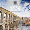 Finocam - Calendario da parete 2026, 30 x 30 cm, vista mensile, gennaio - dicembre 2026 + settembre 2025 (4 mesi) ridotti, calendario 2026, immagini città, spagnolo
