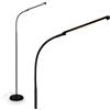 BRILONER - Lampada da terra a LED con tocco, dimmerabile, funzione di memoria, lampada da lettura, lampada da salotto, camera da letto, plafoniera, lampada da terra, 21 x 170 cm, colore nero