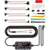 Range Tour Kit Cablaggio USB-C con Schermo LED, 12V-32V a 5V 3A Auto Cavo di Ricarica Kit 4m 3-Core con Protezione Regolabile a Bassa Tensione, Dash Cam Hardwire Kit Monitoraggio Parcheggio 24 Ore