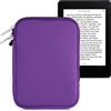 kwmobile Custodia Universale per eReader - Copertina in Neoprene viola con Chiusura a Zip - Misura 17 x 12 x 2 cm - Astuccio portatablet