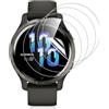 Vauki 4 Pezzi Pellicola Protettiva Compatibile con Garmin Venu 2S, Morbido Trasparente HD TPU Proteggi Schermo Ultra Sottile Senza Bolle, Anti-Scratch, Touch Sensibile