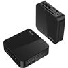 DreamQuest Mini PC Windows 11 Pro con 16 GB DDR4 512 GB M.2 SSD Intel N95 (fino a 3,4 GHz) Micro Desktop Computer, Micro PC con HDMI Prot/2 LAN/WiFi 5/BT 5/USB3.2/Type C (Max 10 Gbps) per Office