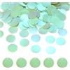 QUARKZMAN 450 PZ Paillettes Piane Rotondo, 20mm/0.8 Pollici Grandi Paillettes per Artigianato Gradiente AB Verde Chiaro Paillettes Sfusi con Fori Singoli per Artigianato Fai da Te Cucito