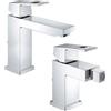 GROHE SET MISCELATORI GROHE EUROCUBE LAVABO M E BIDET S CROMATO