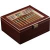 ProCase Humidor per Sigari con Igrometro Digitale e Umidificatore, Cofanetto con Interno in Legno di Cedro per 20-50 Sigari, Regalo per Uomo, Amante di Sigari Cubani -Large