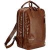 VICTORIA HYDE Zaino da donna in pelle PU, grande zaino da uomo, borsa a tracolla, alla moda, per viaggi, lavoro, scuola, Nero