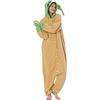 LorranTree Relaxo Costume Yoda Adulti Relax Donna Pigiama Halloween Cosplay Tuta Animali Carnevale, arancione, M