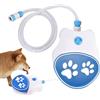 Sucritude Fontana D'acqua Con Pedale Per Cani, Fontanella Per Cani Da Esterno, Fontana Gioco, Irrigatore Da Esterno, Step On Irrigatore Per Animali, Giochi D'acqua