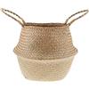 Cozywind Cesta In Vimini Cesto Per Piante Cesto Di Fiori Intrecciati Con Alghe Per La Decorazione Domestica E La Conservazione(38cm x 33cm)