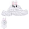 TOYMIS Copertura per Lightstick per SK, Personaggio dei Cartoni Animati Supporto Lightstick Panno Morbido di Peluche Compatibile con SK Versione 1.0/2.0 (Coniglio Bianco)