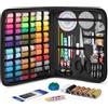 KEYHOT Kit Cucito da Viaggio, 216Pcs Professionale per Nonna Mamma e Principiante Piccolo Kit Cucito Casa che Contiene Aghi Filo Forbici Metro Nastro Ditale, ecc