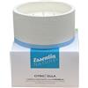 Essentia NATURE ESSENTIA CitroBella, Candela profumata alla Citronella, Cera di Soia Vegetale, Vaso Ceramica, Olio Essenziale Bio di Citronella di Java, Stoppino Cotone, Antizanzare, Durata 60 h (Azzurro, 265 g)