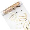 MorLuks Runner Tavolo 70 Anni, 28 cm x 10m Runner da Tavolo Oro, Decorazioni da Tavolo per Compleanno, Decorazioni 70 Anni Compleanno