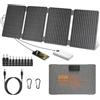 KWODE 【60W Pannello Solare Portatile 18V Kit】60W Pannelli Solari Portatili ETFE IP67 Caricabatterie Solare DC+USB3.0+Type-C Caricatore Solare Campeggio per Accumulatore, Piccoli Generatori, Powerbank Solare