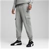 PUMA Pantaloni Cargo Essentials da uomo, To, Medium Grigio Heather, S