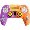 FRTEC - Combo Pack Dragon Ball Z, custodia rigida + impugnature + adesivo per PS5 DualSense, Goku e Freezer