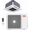 Riello Condizionatore a Cassetta 4 Vie 60x60 Riello 12000 Btu AARIA MONO PLUS AMK 35 P R-32 con Pannello e Telecomando inclusi
