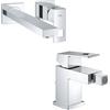GROHE SET MISCELATORI GROHE EUROCUBE LAVABO A MURO E BIDET S CROMATO
