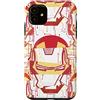 Marvel Iron Man Tony Stark - Casco impiombato Custodia per iPhone 11