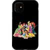 Disney Custodia per iPhone 11 Disney Princess Group Foto Nero