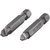 wolfcraft Set di estrattori di viti per viti con impronta difettosa, 2 pezzi I 2982000 I 2 inserti con attacco speciale, SR 1 / SR 2