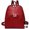 AINUOEY Donna Borse a Zaino Borsa a Zainetto Elegante Tracolla Zaini Firmate Marca Zainetti Antifurto PU pelle 76602 1 pz Vino Rosso