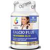 OPTIMA NATURALS Srl Optima Colours Of Life - Calcio Plus Vitamina D3 e K1 60 Compresse