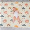 SUPERBE BEBE Tappeto Gioco Bambini Pieghevole 120x180x1cm Palestrina Neonato Montessori Reversibile Non Tossico E Impermeabile In Schiuma Per Bimbi. Palestra Neonati - Tappeto Tummy Time Neonati - Regalo Bambino