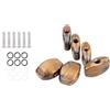 Agatige Pulsante per Accordatura per Chitarra, 6 Pezzi Chitarra Tuning Peg Tuner Set di Manopole per Sintonizzatore di Ricambio per Testa di Macchina per Chitarra(#1)