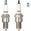 TORCH 2pcs F7RTC Candele di Accensione Sostituire per NGK 5534/BPR7ES V-line-9, per Bos ch 7992/WR5DC Candela Auto, 4038/WR5DP, per Cham pion 332/RN7YC 415/RN9YC 818/RN2C, W22EPR-U/3088, R41CXLS, OEM