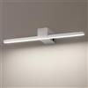 ECOBRT Lampada da Specchio da Trucco 40cm, Luce Specchio Bagno LED 12W, 960 Lumen Bianco Neutra 4000K Applique da Parete IP20 (Cromo)
