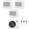 MIDEA CONDIZIONATORE MIDEA TRIAL SPLIT CONSOLE A PAVIMENTO 12000+12000+12000 BTU INVERTER M3OA-27HFN8-Q A++