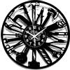 Instant Karma Clocks | Orologio da Parete Attrezzi da Lavoro | Design per Falegname Artigiano | Decorazione Officina Laboratorio