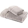 Caleffi Stripe Asciugamano con Ospite, Cotone, Naturale, Standard, 73858