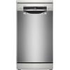 Bosch SPS4EMI24E Serie 4, Lavastoviglie da libera installazione, EfficientDry, Home Connect, Diagnostica da remoto, EcoDosage, Acciaio, 45cm