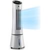 Klarstein Condizionatore Portatile Senza Tubo 55W, 5in1, Umidificatore, Climatizzatore Portatile Silenzioso con Night Mode, Ventilatore Aria Fredda, Raffrescatore d'Aria 180m³/h, Serbatoio da 6L
