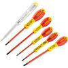 STANLEY 0-65-443 Cacciaviti Isolati, Str - Pozi - Tester, Set di 6 pz