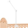 Szaboviktoria Giostrina Culla Neonato Legno, Supporto Mobile per Lettino, Supporto Mobile in Legno, per Appendere Campanelli a Vento, Campane da Letto, Giocattoli per Bambini,Nuvola