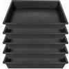 NIMYAU Sottovaso Quadrato per Piante, Confezione da 5 Pezzi, 20, 25, 30, 30, 35, 40, 40, 45, 45, 45, 50, 50, 50, 50, 50, 50, 50, 50, 50 cm, in plastica Resistente, per Interni ed Esterni, per