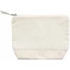 Pochette con zip bicolore Canvas Shade personalizzate o neutre