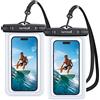 Lamicall Custodia Impermeabile Smartphone - [2 Pezzi] IPX8 Custodia Subacquea Smartphone, Cordino Staccabile e Regolabile, Borsa Impermeabile per iPhone 17 16 15 14 13 12, Samsung, Huawei, fino a 7"